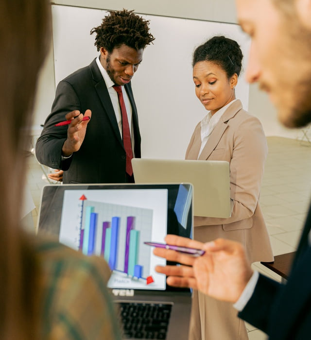 Creative studio team working